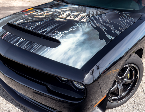 STREET DRAG RACE V-STAR WHEEL 18X5 5X115 (-30 OFFSET) FOR 2006-2020 DODGE CHARGER, CHALLENGER, DEMON INCLUDING SRT 392 & HELLCAT AND 2023 DEMON 170 // PART # VWST032, VWST034, VWST101