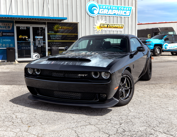 STREET DRAG RACE V-STAR WHEEL 18X5 5X115 (-30 OFFSET) FOR 2006-2020 DODGE CHARGER, CHALLENGER, DEMON INCLUDING SRT 392 & HELLCAT AND 2023 DEMON 170 // PART # VWST032, VWST034, VWST101