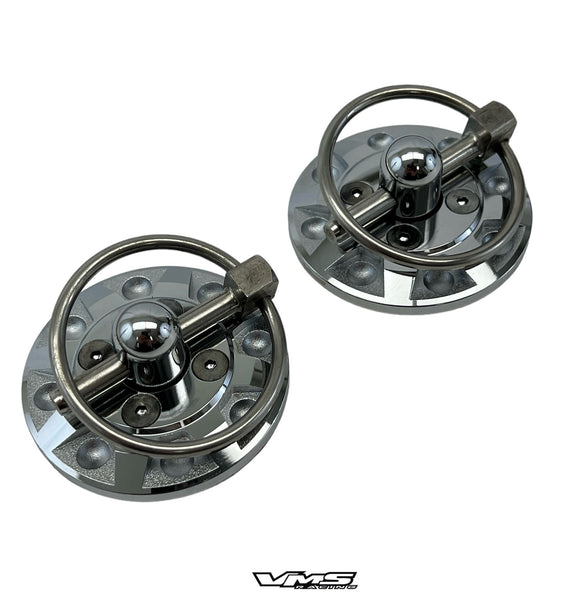 UNIVERSAL DUMMY FAKE RACING HOOD PIN APPEARANCE KIT FOR HOOD OR TRUNK // PART # HP0200