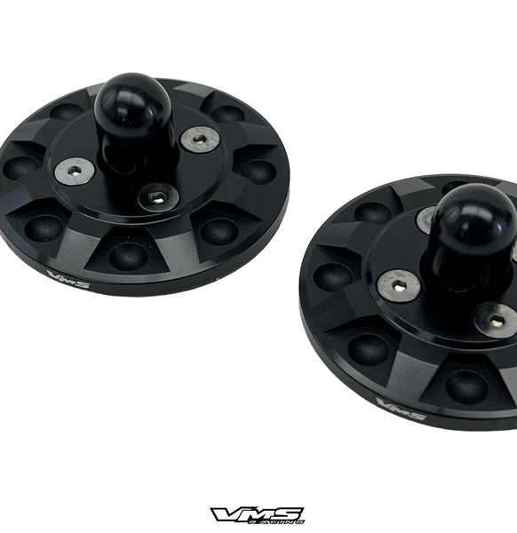 UNIVERSAL DUMMY FAKE RACING HOOD PIN APPEARANCE KIT FOR HOOD OR TRUNK // PART # HP0200