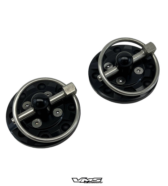 UNIVERSAL DUMMY FAKE RACING HOOD PIN APPEARANCE KIT FOR HOOD OR TRUNK // PART # HP0200