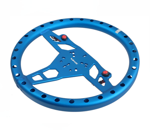 350MM/13.75" MACHINED ALUMINUM RACING COMPETITION ULTRA LIGHTWEIGHT STEERING WHEEL 6/5/3 BOLT PATTERN FLAT OR CONCAVE APEX GLADIATOR FURY and PRODIGY