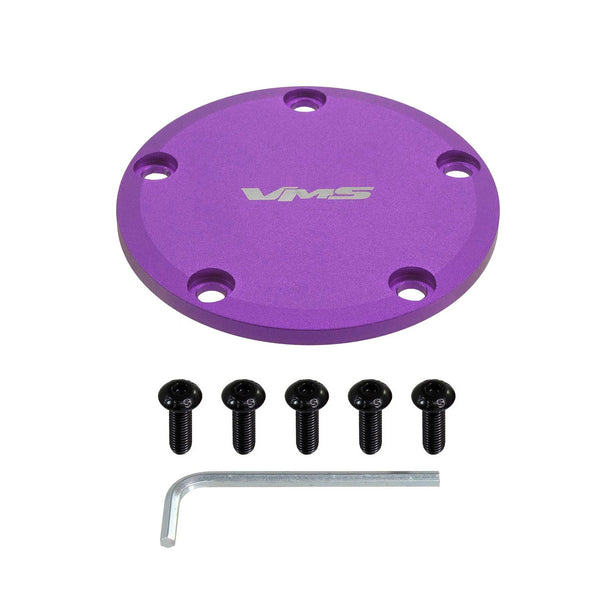 HORN DELETE PLATE KIT FOR 6 and 5 BOLT HUBS for use on VMS RACING ALUMINUM STEERING WHEELS: APEX GLADIATOR  FURY and PRODIGY // PART # SW650 (5 BOLT) or SW750 (6 BOLT)