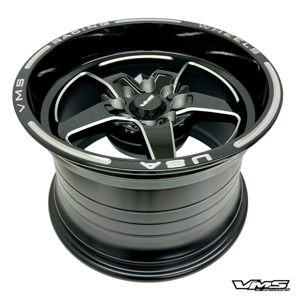 STREET or DRAG RACE V-STAR WHEEL 15x10 4X100 / 4X108 20 OFFSET (6.3 " BACKSPACING) GREAT FOR FOX BODY MUSTANG // PART # VWST085