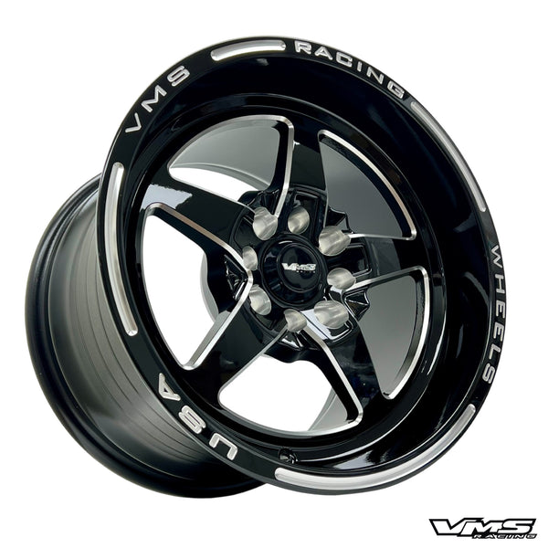 STREET or DRAG RACE V-STAR WHEEL 15x10 4X100 / 4X108 20 OFFSET (6.3 " BACKSPACING) GREAT FOR FOX BODY MUSTANG // PART # VWST085