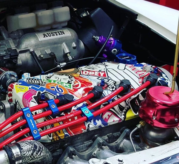 WIRE SEPARATORS UNIVERSAL CNC MACHINED BILLET ALUMINUM FIT 8MM 9MM 10MM AND 10.5MM SPARK PLUG WIRES