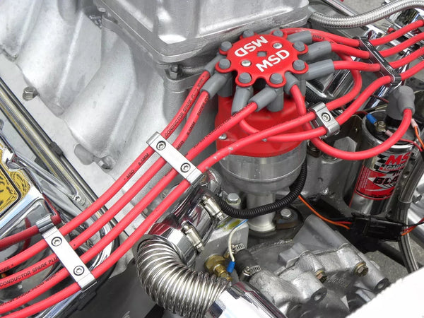 WIRE SEPARATORS UNIVERSAL CNC MACHINED BILLET ALUMINUM FIT 8MM 9MM 10MM AND 10.5MM SPARK PLUG WIRES