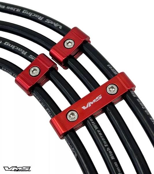 WIRE SEPARATORS UNIVERSAL CNC MACHINED BILLET ALUMINUM FIT 8MM 9MM 10MM AND 10.5MM SPARK PLUG WIRES