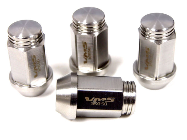12x1.5 MM CORVETTE C4 C5 C6 CLOSED END STAINLESS STEEL RACE LUG NUTS // PART # LG0950SS