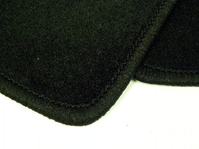 CUSTOM FIT FLOOR MATS 01-05 HONDA CIVIC EM2 LOGO COLORS: BLACK or RED