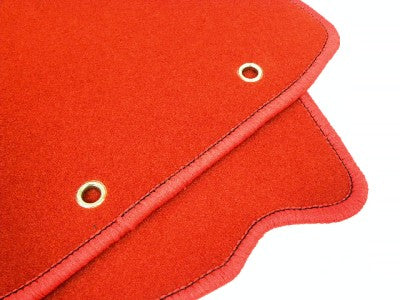 CUSTOM FIT FLOOR MATS 02-06 ACURA RSX DC5 LOGO COLORS: BLACK or RED