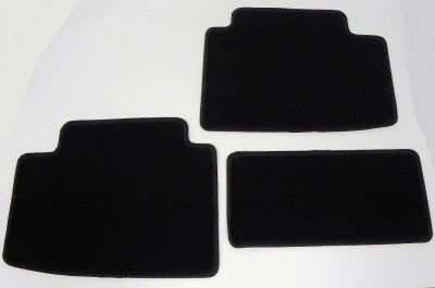 CUSTOM FIT FLOOR MATS 01-05 HONDA CIVIC EM2 LOGO COLORS: BLACK or RED