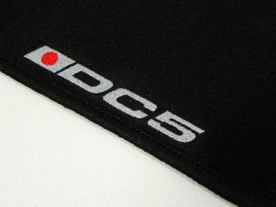 CUSTOM FIT FLOOR MATS 02-06 ACURA RSX DC5 LOGO COLORS: BLACK or RED