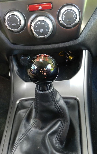 FUCKIN FAST SHIFT KNOB 5 & 6 SPEED 2" DIAMETER AVAILABLE IN BLACK RED OR WHITE 10x1.5 10x1.25 12x1.25 12x1.75 & 16x1.5 THREADS HONDA CIVIC ACURA INTEGRA MUSTANG CAMARO