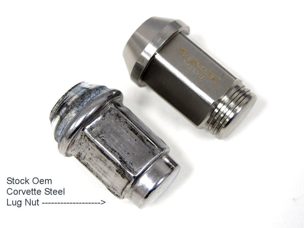 12x1.5 MM CORVETTE C4 C5 C6 CLOSED END STAINLESS STEEL RACE LUG NUTS // PART # LG0950SS