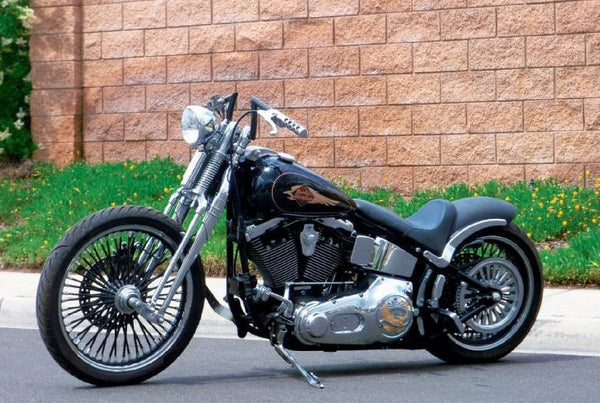 1989-1999 HARLEY DAVIDSON SOFTAIL ADJUSTABLE REAR 1"-2" LOWERING KIT // PART # LKHDST8999