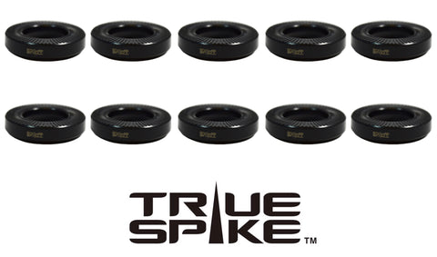 FLAT SEAT WHEEL ADAPTER WASHER TO STANDARD 60 DEGREE TAPERED TRUE SPIKE LUG NUT FORD F250 F350 CHEVY/GMC  SILVERADO SIERRA DODGE RAM FOR DUALLY WHEEL // PART # LGW001