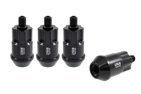 TRUE SPIKE ACORN ANTI-THEFT WHEEL LOCK LOCKING LUG NUTS CNC MACHINED FORGED STEEL