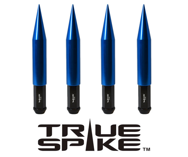14X1.5 MM 187 MM 7.5" LONG STEEL LUG NUTS BIG FAT SPIKE ANODIZED ALUMINUM CAPS TRUCK LENGTH 00- UP CHEVROLET SILVERADO TAHOE GMC SIERRA 12-UP DODGE RAM 15-UP F150 // // CAP:  25MM DIAMETER 136MM LENGTH PART # LGC015