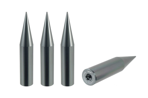 SPIKE 2ND DESIGN "BIG FAT SPIKE" 5.5 INCHES LONG LUG NUT CAPS CNC MACHINED BILLET ALUMINUM, MANY FINISHES TO CHOOSE FROM // DIAMETER: 25MM LENGTH: 136MM PART # LGC015