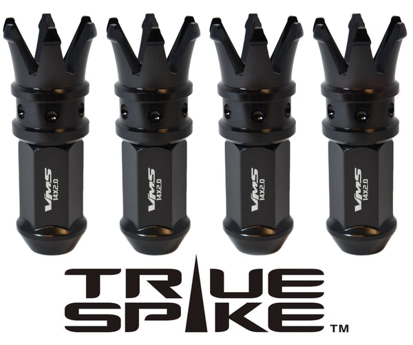 14X1.5 MM 101MM LONG CNC MACHINED FORGED STEEL EXTENDED CROWN SPIKE LUG NUTS ANODIZED ALUMINUM TRUCK LENGTH CHEVROLET SILVERADO TAHOE GMC SIERRA DODGE RAM // PART # LGC016