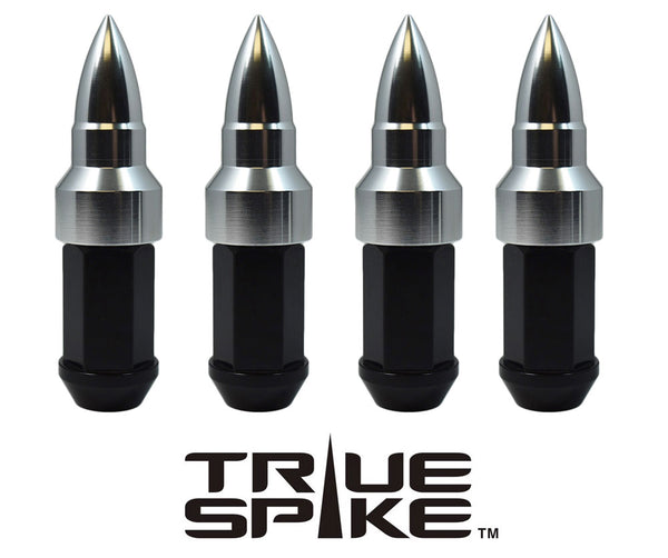 12X1.5 MM CNC MACHINED FORGED STEEL EXTENDED BULLET (25MM DIAMETER) LUG NUTS ANODIZED ALUMINUM CAPS // 25MM CAP DIAMETER 51MM CAP LENGTH PART NUMBER LGC023