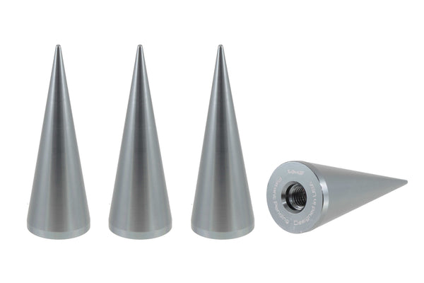 SPIKE LUG NUT CAPS CNC MACHINED BILLET ALUMINUM, MANY FINISHES TO CHOOSE FROM // DIAMETER: 25MM LENGTH: 73MM PART # LGC024