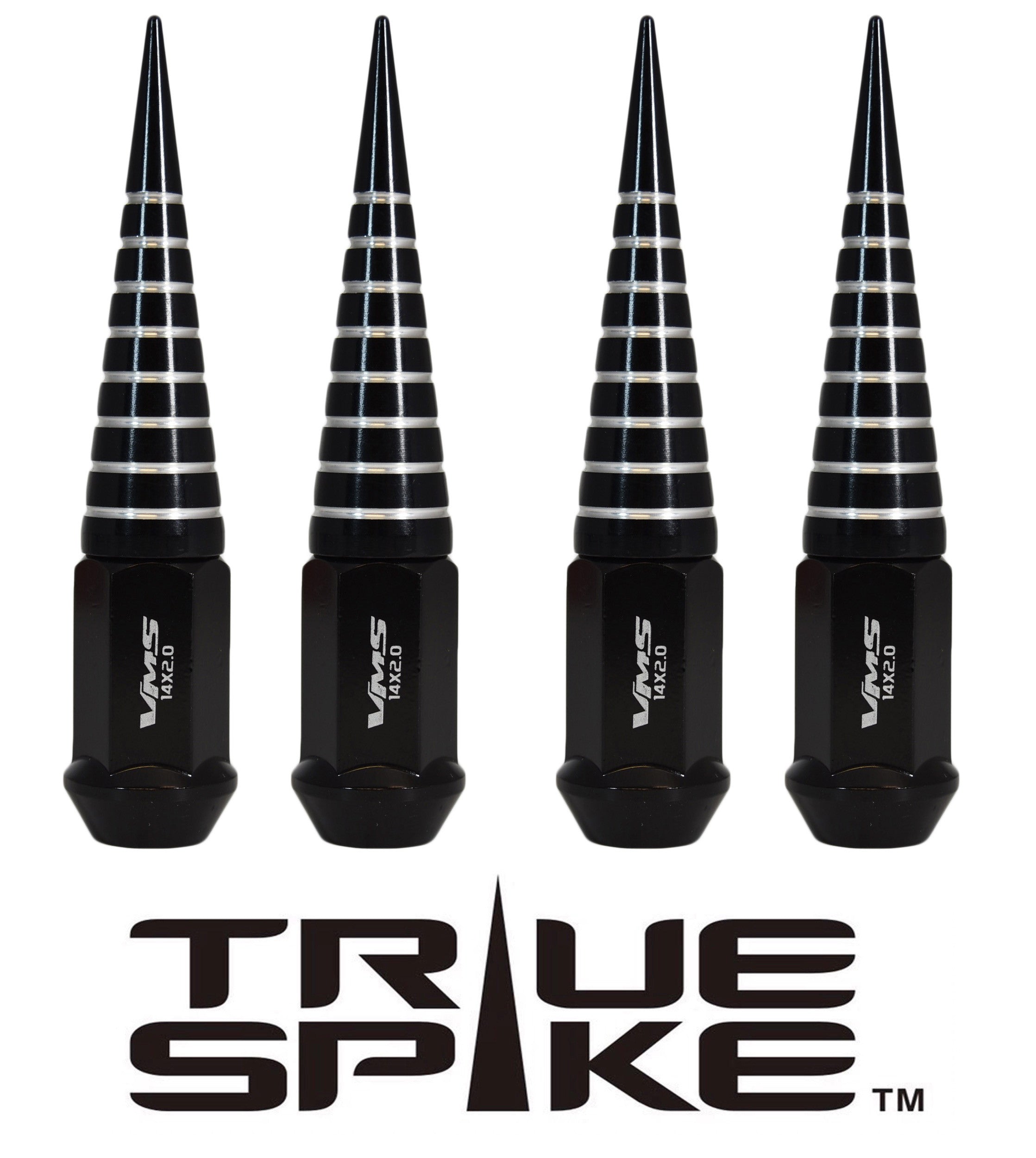 14X1.5 MM 124MM LONG MACHINED SPIRAL SPIKE FORGED STEEL LUG NUTS ANODIZED ALUMINUM CAP 00- UP CHEVROLET SILVERADO TAHOE GMC SIERRA 12-UP DODGE RAM 15-UP F150 // // 20MM CAP DIAMETER 73MM CAP LENGTH PART # LGC048