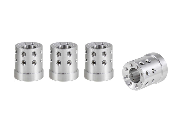 MUZZLE BRAKE LUG NUT CAPS CNC MACHINED BILLET ALUMINUM, MANY FINISHES TO CHOOSE FROM // CAP: 25MM DIAMETER 30MM HEIGHT PART # LGC050