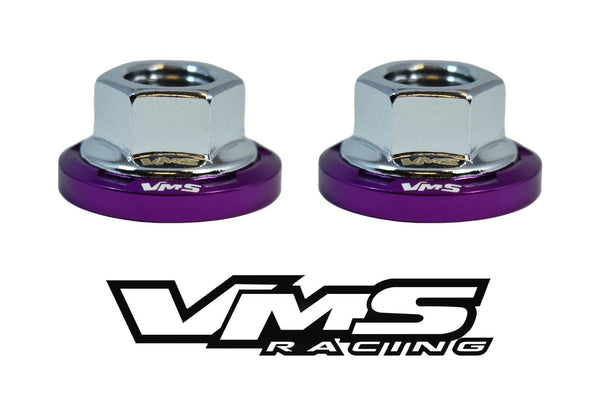 STRUT TOWER DRESS UP BILLET ALUMINUM WASHERS AND STEEL FLANGE NUTS // PART # STW001 & STN001
