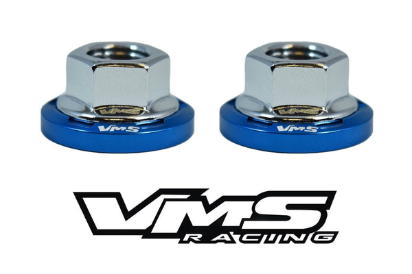 STRUT TOWER DRESS UP BILLET ALUMINUM WASHERS AND STEEL FLANGE NUTS // PART # STW001 & STN001