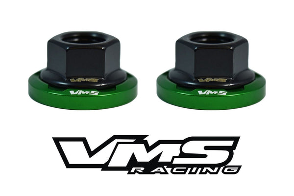 STRUT TOWER DRESS UP BILLET ALUMINUM WASHERS AND STEEL FLANGE NUTS // PART # STW001 & STN001