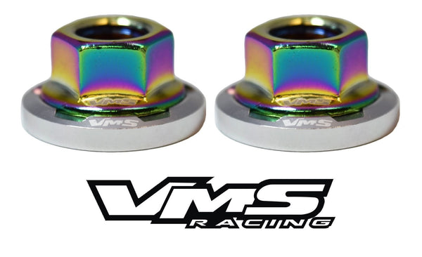 STRUT TOWER DRESS UP BILLET ALUMINUM WASHERS AND STEEL FLANGE NUTS // PART # STW001 & STN001