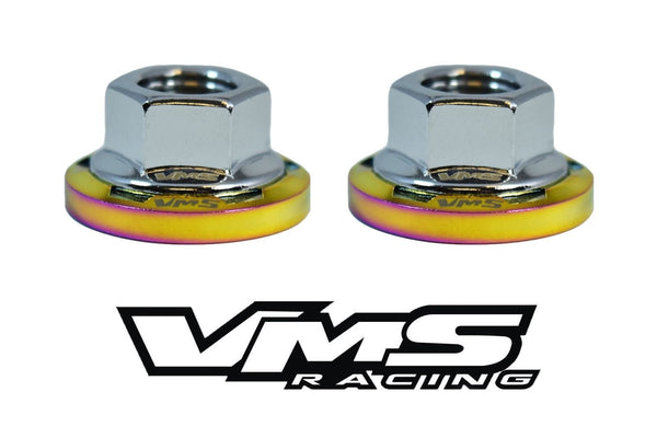 STRUT TOWER DRESS UP BILLET ALUMINUM WASHERS AND STEEL FLANGE NUTS // PART # STW001 & STN001