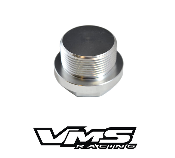 THERMOSTAT COOLANT DELETE PLUG ANODIZED BILLET ALUMINUM FOR 2001-2010 GM 6.6L DURAMAX TURBO DIESEL LB7 LLY LBZ LMM ENGINES