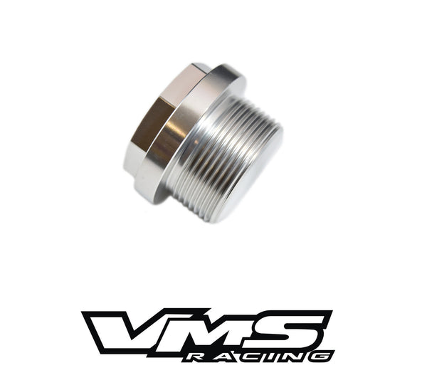 THERMOSTAT COOLANT DELETE PLUG ANODIZED BILLET ALUMINUM FOR 2001-2010 GM 6.6L DURAMAX TURBO DIESEL LB7 LLY LBZ LMM ENGINES