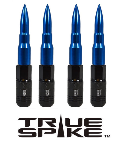 1/2-20 124MM LONG EXTENDED BULLET STEEL TUNER LUG NUTS WITH ANODIZED ALUMINUM CAP // CAP: 16MM DIAMETER 73MM HEIGHT PART NUMBER LGC001