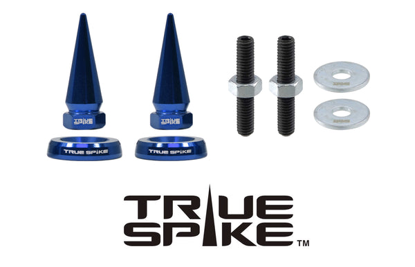 SPIKE or BULLET LICENSE PLATE FRAME WASHER BOLTS SCREWS CAPS FASTENERS COMPLETE KIT ANODIZED/CHROME/NEO CHROME // LPH002 & LPH005(BULLET) or LPH006(SPIKE)