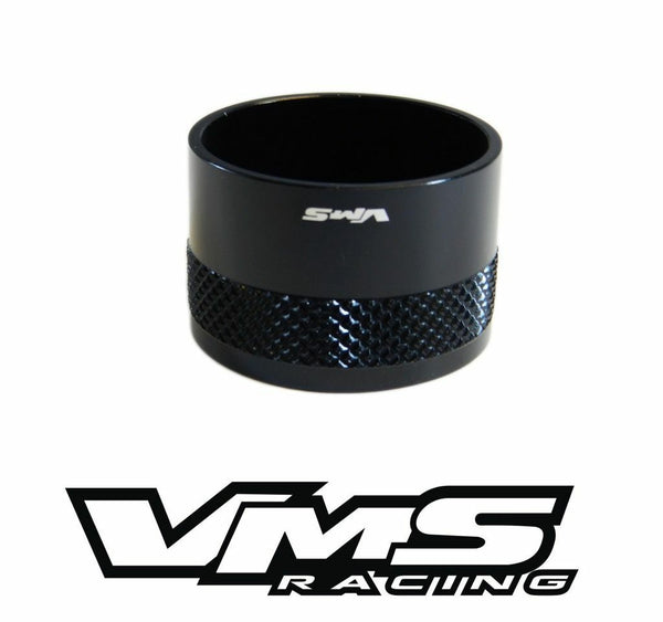 LIFT UP REVERSE LOCK OUT SHIFT KNOB ADAPTER JAM NUT COLLAR FOR 15-20 FORD MUSTANG 13-18 FOCUS ST/RS 14-18 FIESTA ST // PART # SKA001BK