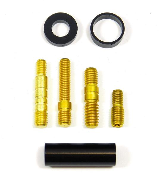 CARBON FIBER BILLET ALUMINUM SHORT ANTENNA KIT 3" INCHES LONG MANY COLORS TO CHOOSE FROM