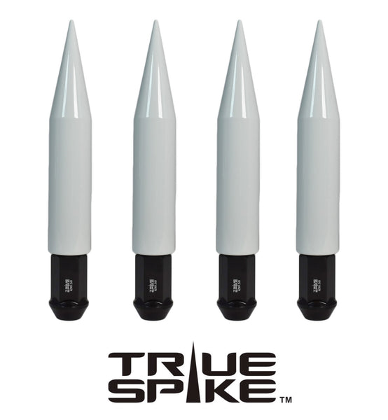 14X1.5 MM 187 MM 7.5" LONG STEEL LUG NUTS BIG FAT SPIKE ANODIZED ALUMINUM CAPS TRUCK LENGTH 00- UP CHEVROLET SILVERADO TAHOE GMC SIERRA 12-UP DODGE RAM 15-UP F150 // // CAP:  25MM DIAMETER 136MM LENGTH PART # LGC015