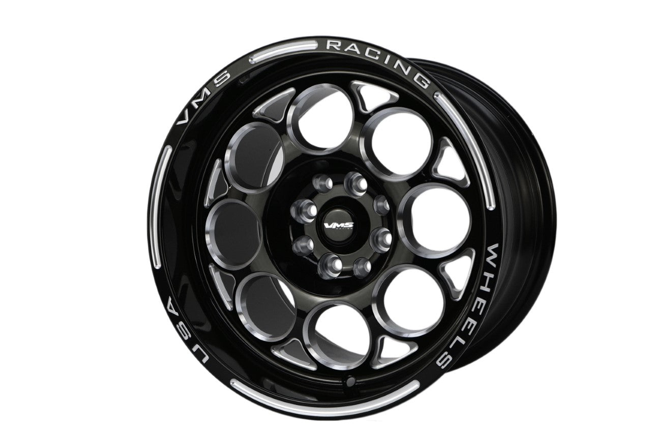 STREET OR DRAG RACE 4 LUG MODULO WHEEL 15x10 DUAL BOLT PATTERN 4X100 4X108 20 OFFSET (6.3" BACKSPACING) 1979-1993 FOX BODY FORD MUSTANG AND OTHERS// PART # VWMO013