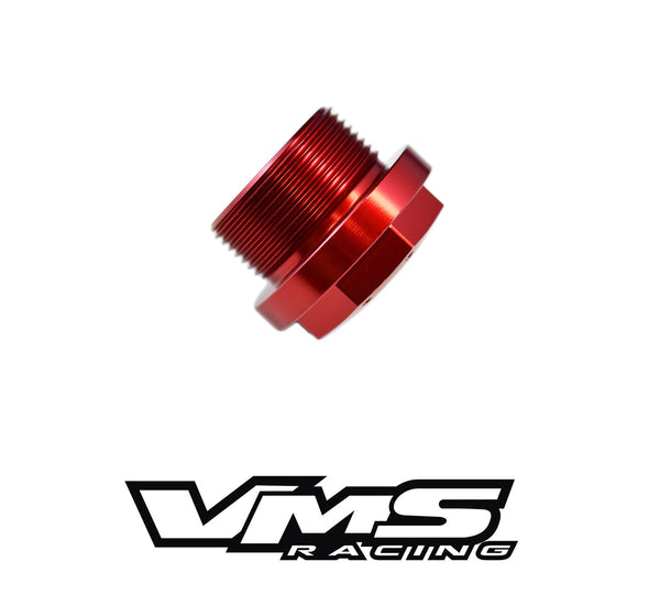 THERMOSTAT COOLANT DELETE PLUG ANODIZED BILLET ALUMINUM FOR 2001-2010 GM 6.6L DURAMAX TURBO DIESEL LB7 LLY LBZ LMM ENGINES