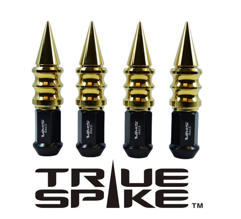 14X1.5 MM 124MM LONG CNC MACHINED FORGED STEEL EXTENDED RIBBED SPIKE LUG NUTS ANODIZED ALUMINUM TRUCK LENGTH CHEVROLET SILVERADO TAHOE GMC SIERRA DODGE RAM // 25MM CAP DIAMETER 73MM CAP LENGTH PART NUMBER LGC029
