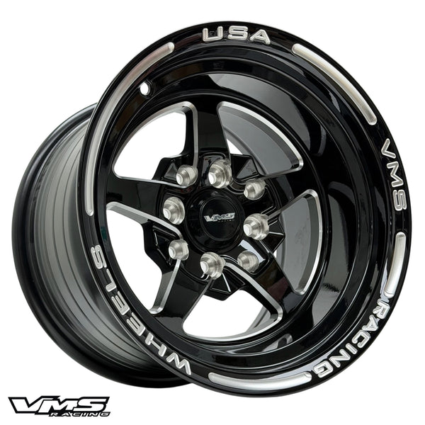 FRONT or REAR DRAG RACE V-STAR WHEEL 13X9 4X100/114.3 0 OFFSET GREAT FOR HONDA CIVIC CRX ACURA INTEGRA // PART # VWST001