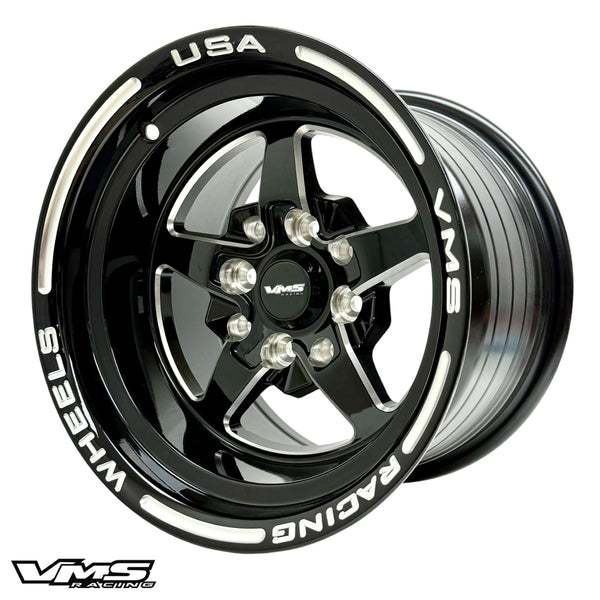 FRONT or REAR DRAG RACE V-STAR WHEEL 13X9 4X100/114.3 0 OFFSET GREAT FOR HONDA CIVIC CRX ACURA INTEGRA // PART # VWST001