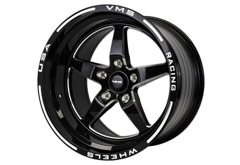 STREET DRAG PACK RACE FRONT & REAR DRAG PACK V-STAR WHEELS 17x11 (+2 OFFSET) & 18X5 5X115 (-30 OFFSET) FOR 2019-2020 WIDEBODY DODGE CHARGER, CHALLENGER, DEMON INCLUDING SRT 392 & HELLCAT, WILL FIT DEMON 170 // PART # VWST032 & VWST064