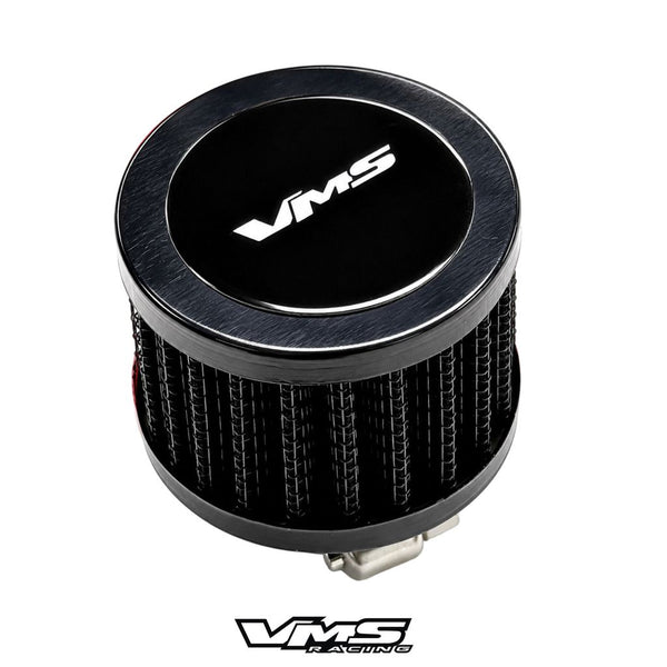 UNIVERSAL PUSH IN VALVE COVER AIR FILTER BREATHER WITH CLAMP 12MM RED BLUE or BLACK