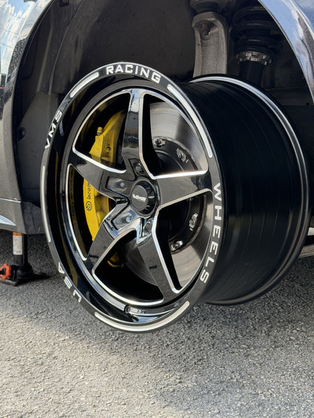 DRAG PACK STREET USE DRAG RACE V-STAR 17x10 44 OFFSET & 18x9.5 35 OFFSET 5X120 2009-2015 CADILLAC CTS-V COUPE BLACK MILLING // PART# VWST015 & VWST039