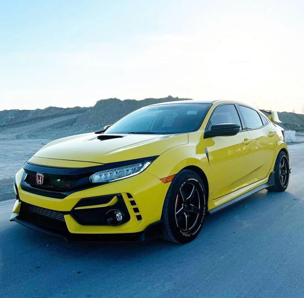 4 x STREET DRAG RACE V-STAR WHEEL 18x9.5 40 OFFSET (6.75 BACKSPACING) 5x120 for 2017-2021 HONDA CIVIC TYPE R FK8   // PART # VWST044